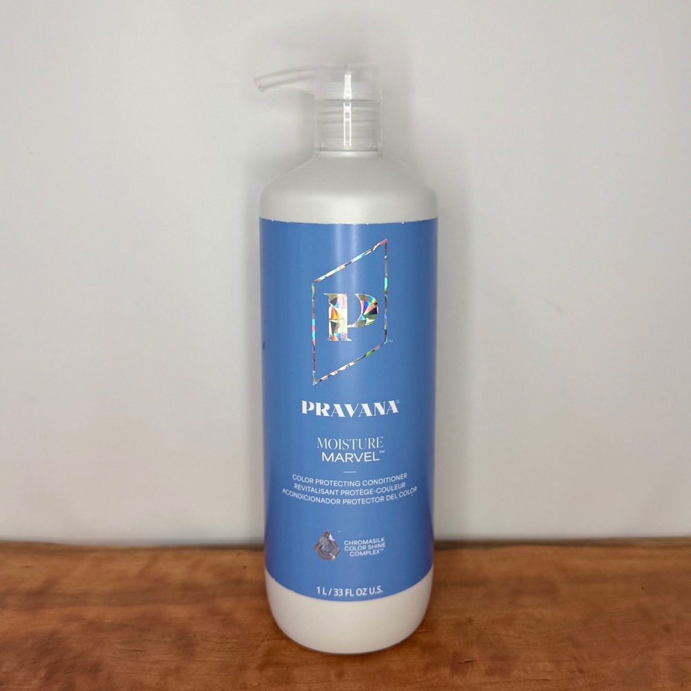 New Pravana Moisture Marvel Color Protecting Conditioner 1L 33.8oz ChromaSilk